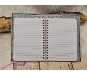 ADVENTSKALENDER 7. Dezember - Stickdatei ITH - Buchhülle A6 Kirschblüten Vögelchen